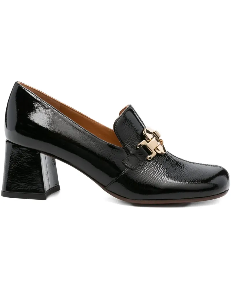 Chie Mihara Pumps mit Blockabsatz 60mm - Schwarz Schwarz