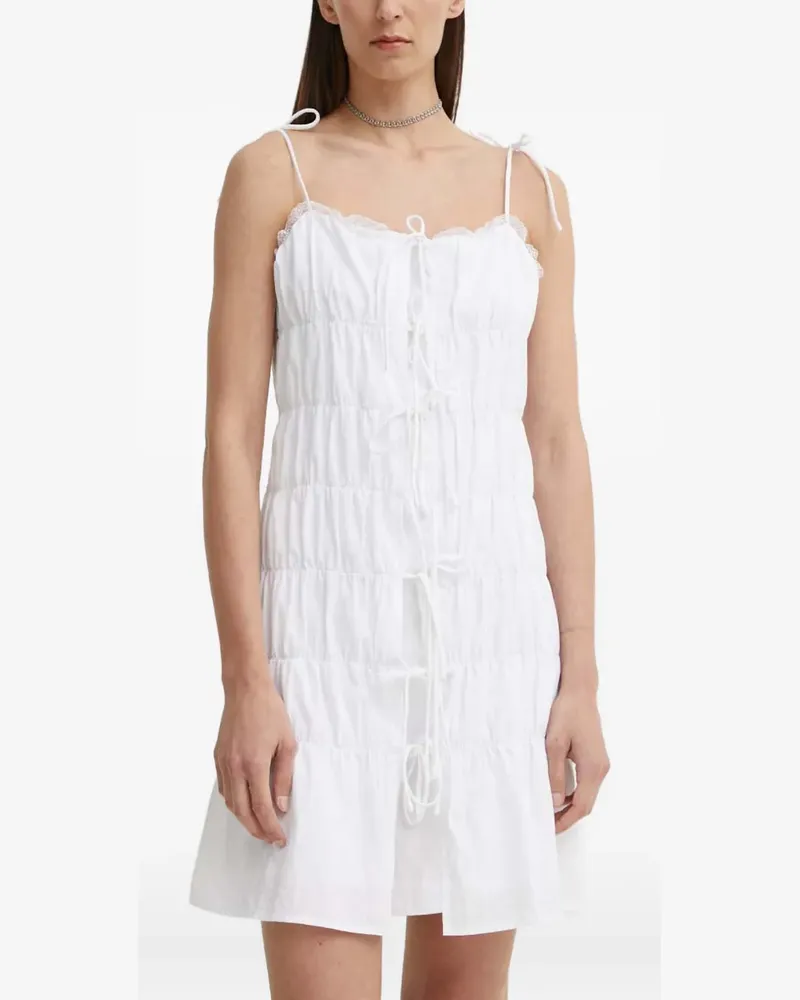 Résumé lace-trim tie-details dress - Weiß Weiß