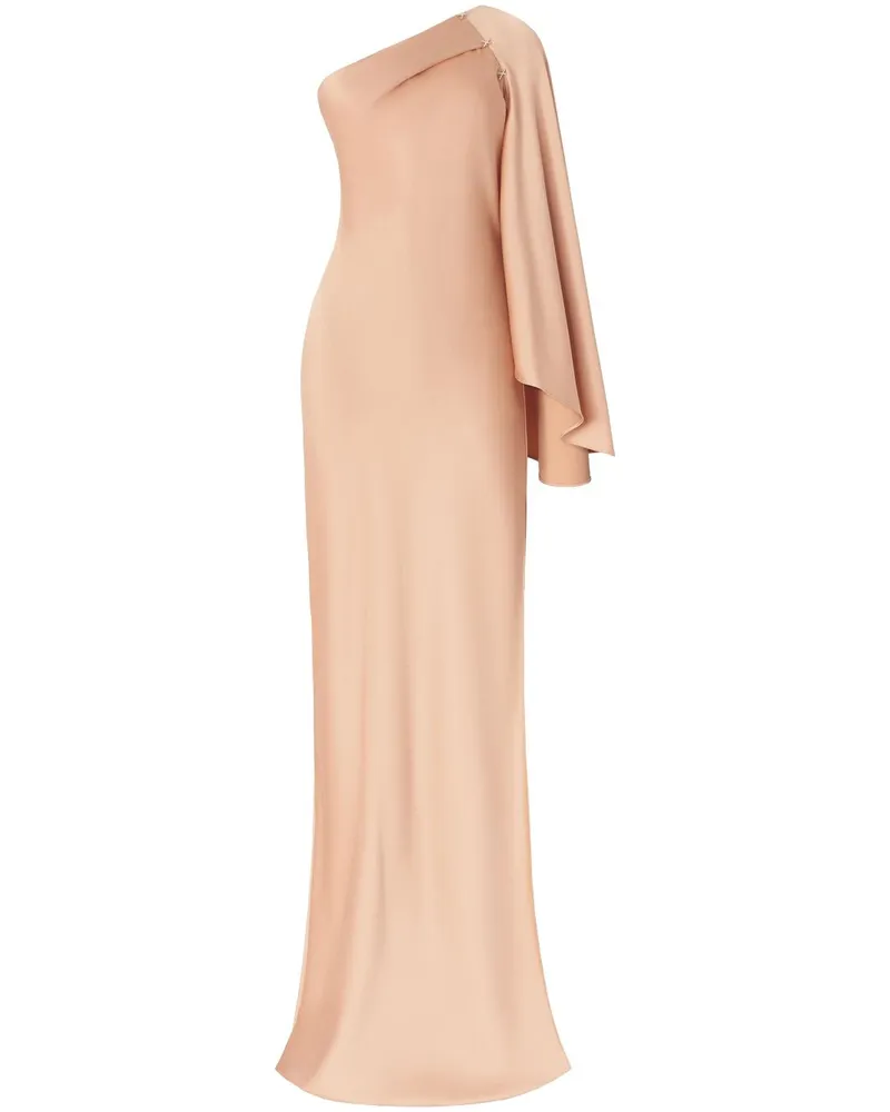 Genny Maxikleid im Cape-Stil - Rosa Rosa