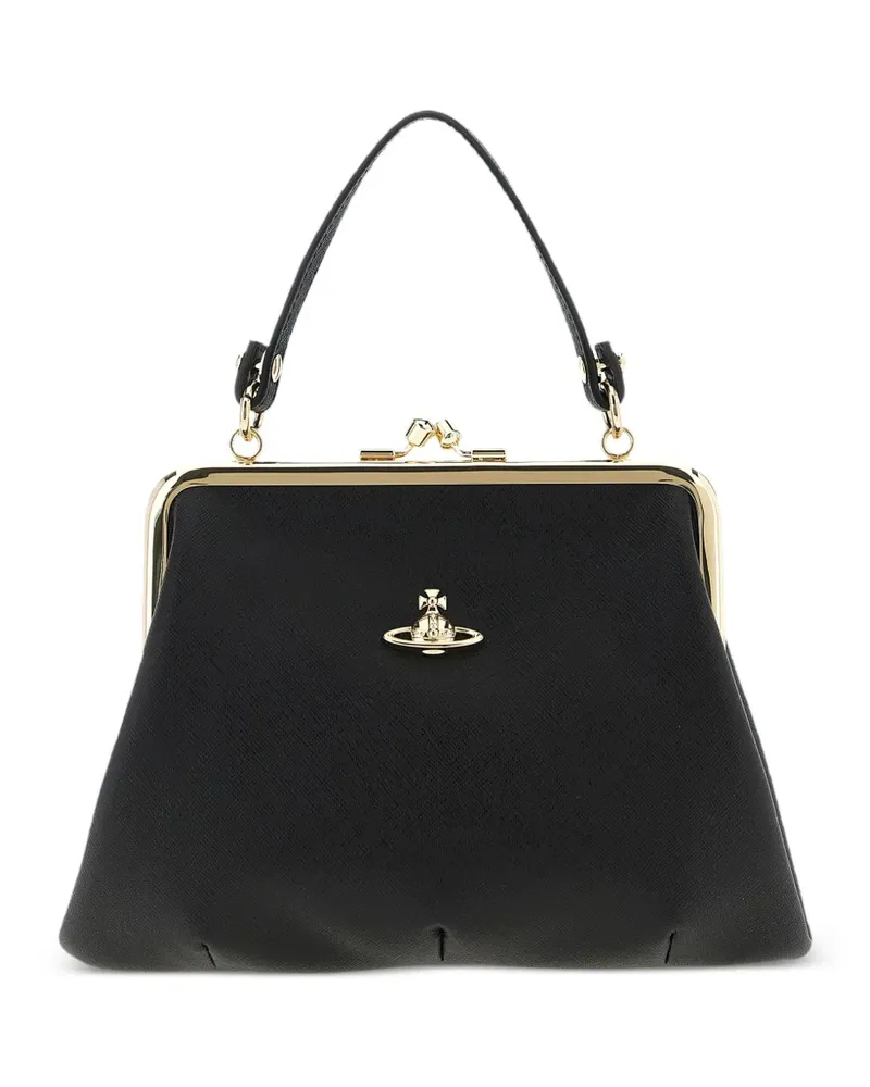 Vivienne Westwood Granny Frame Handtasche - Schwarz Schwarz