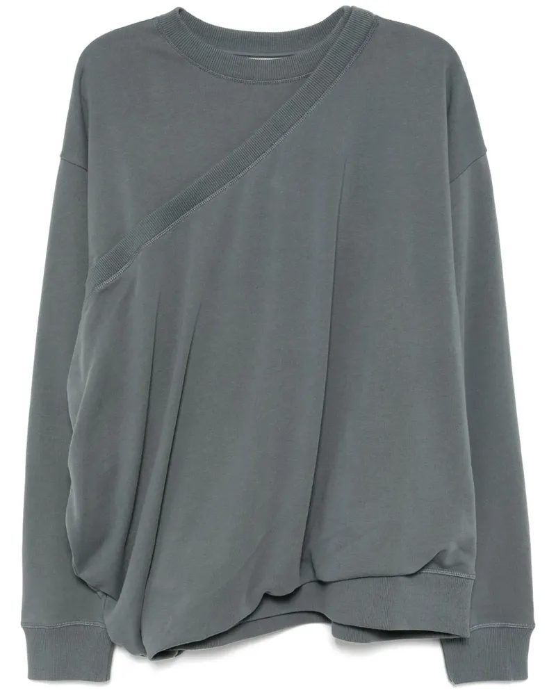 QASIMI Drapiertes Sweatshirt - Grau Grau