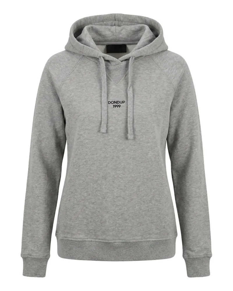 Dondup logo-print hoodie - Grau Grau
