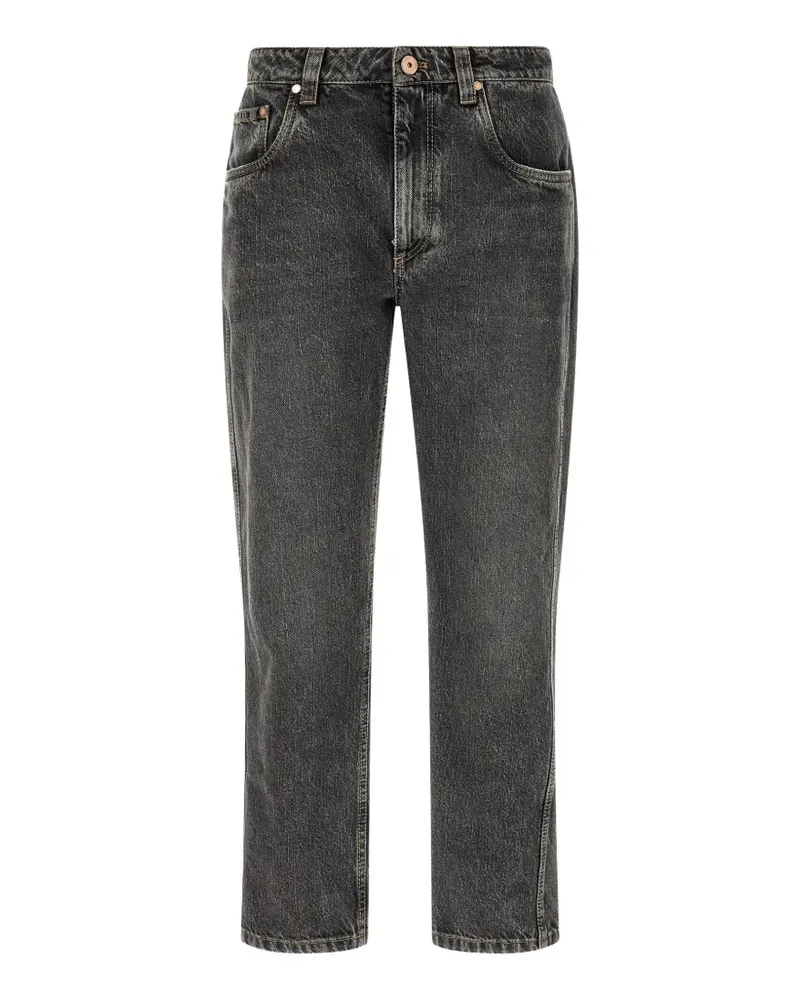 Brunello Cucinelli Jeans mit geradem Bein - Grau Grau