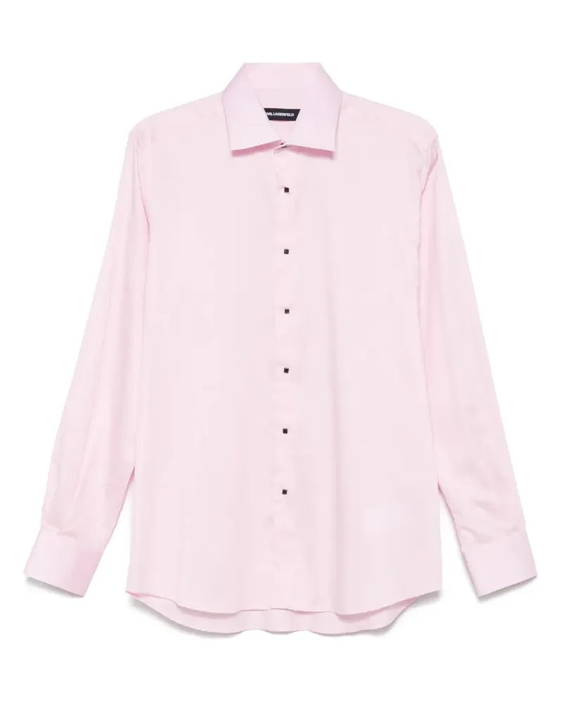 Karl Lagerfeld Klassisches Hemd - Rosa Rosa