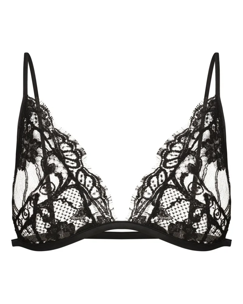 Kiki De Montparnasse Camille Spitzen-BH - Schwarz Schwarz