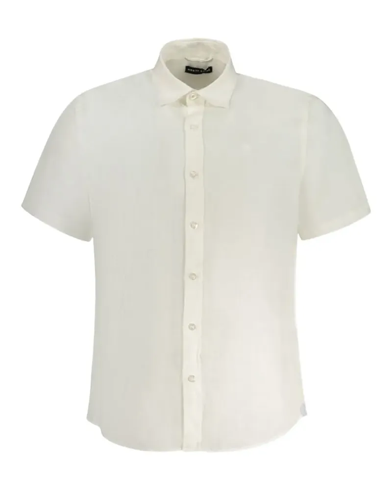 North Sails short-sleeve linen shirt - Weiß Weiß