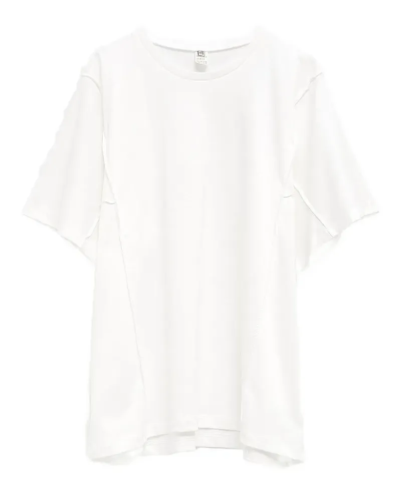Baserange Poi T-Shirt mit Nahtdetail - Weiß Weiß