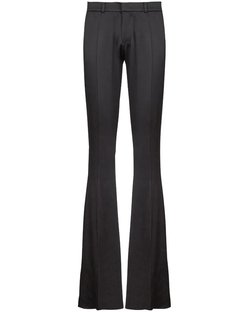 Balmain Klassische Bootcut-Hose - Schwarz Schwarz