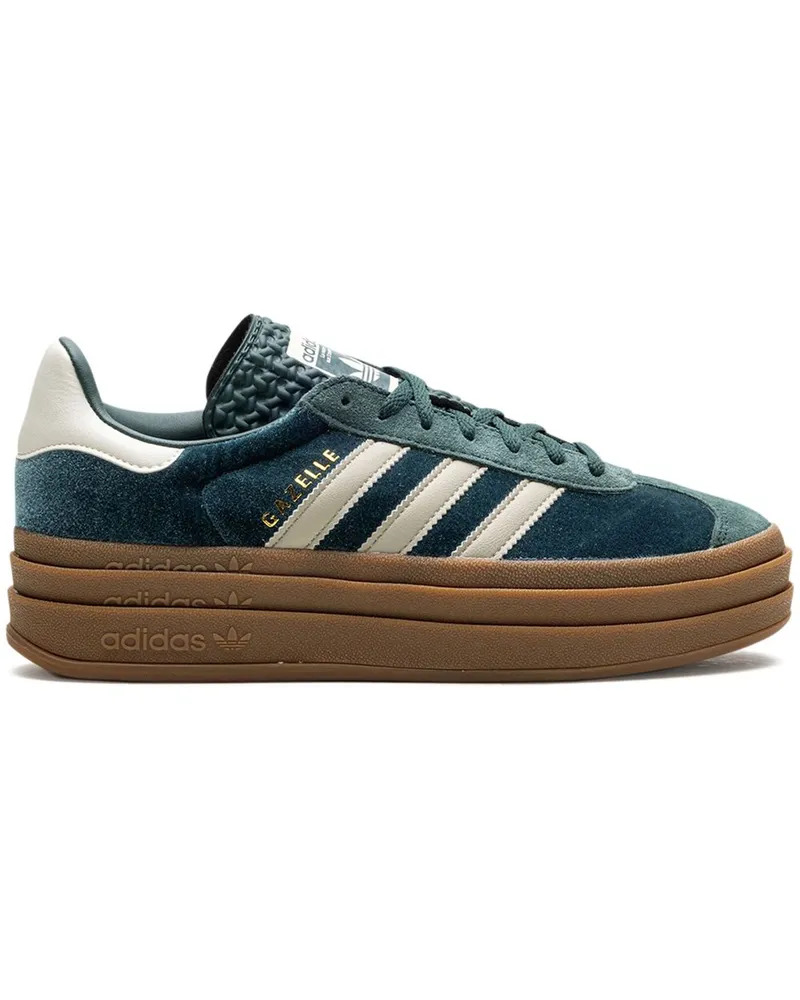 adidas Gazelle Bold WMNS Mineral Green Velvet Sneakers - Grün Grün