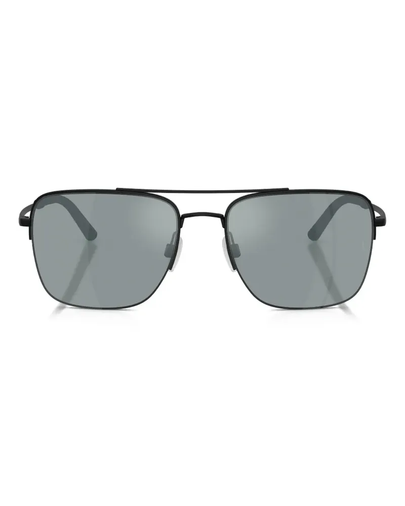 Oliver Peoples pilot-frame sunglasses - Schwarz Schwarz