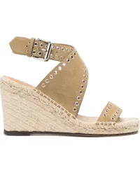 Isabel Marant Iriane Wedge-Espadrilles 85mm Nude