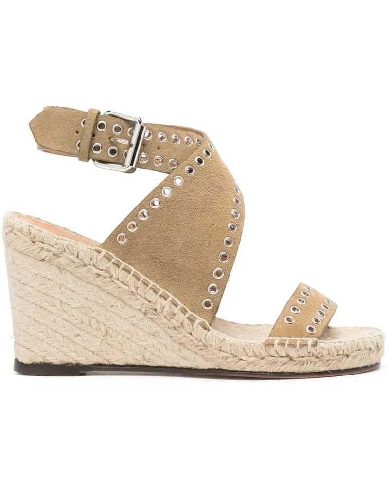 Isabel Marant Iriane Wedge-Espadrilles 85mm Nude