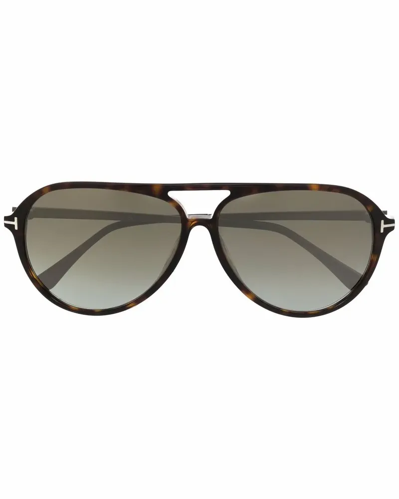 Tom Ford Getönte Pilotenbrille - Braun Braun
