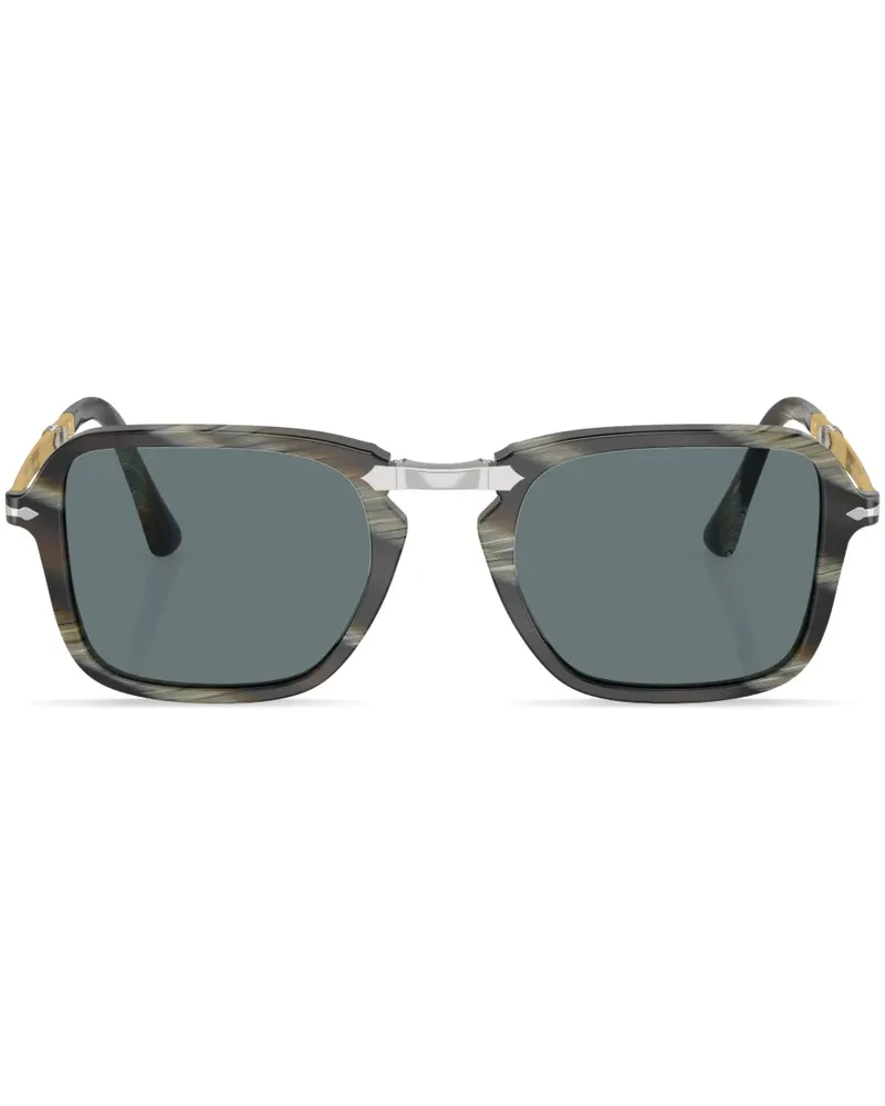 Persol Sonnenbrille mit eckigem Gestell - Braun Braun