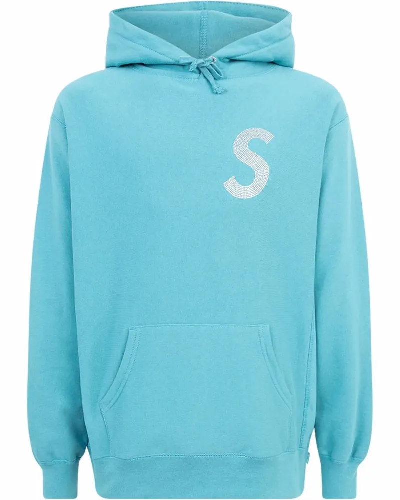 Supreme Being x Swarovski Hoodie mit S-Logo - Blau Blau