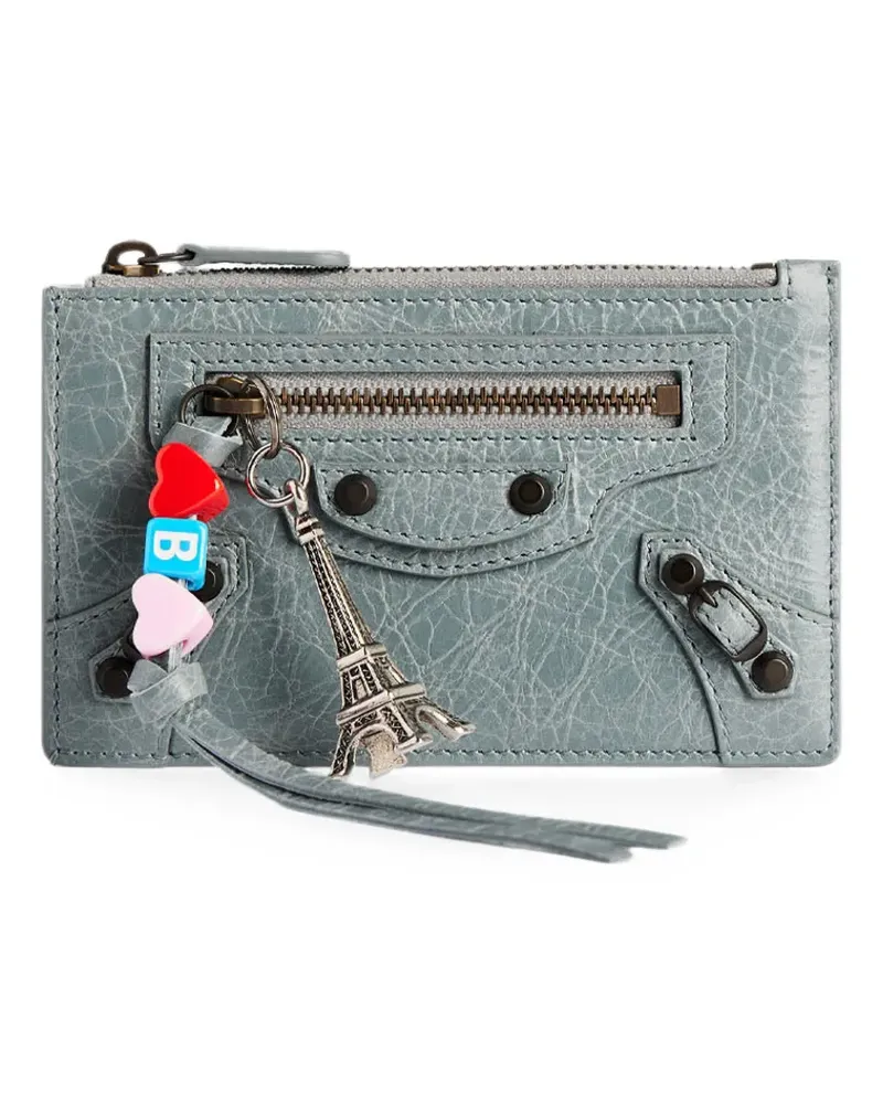 Balenciaga Le City charm-detail long car holder - Blau Blau