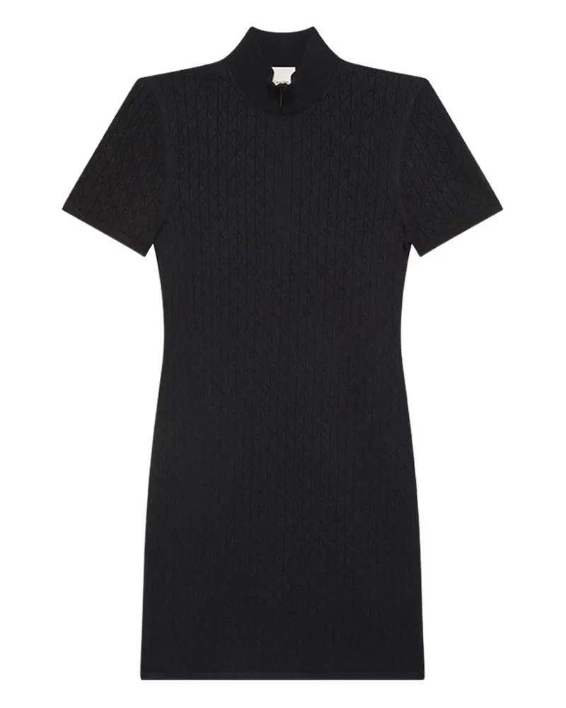 Calvin Klein Kleid mit Reißverschluss - Schwarz Schwarz