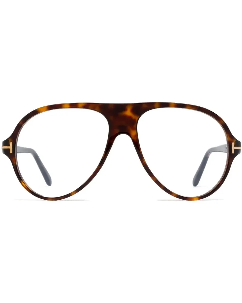 Tom Ford Klassische Pilotenbrille - Braun Braun