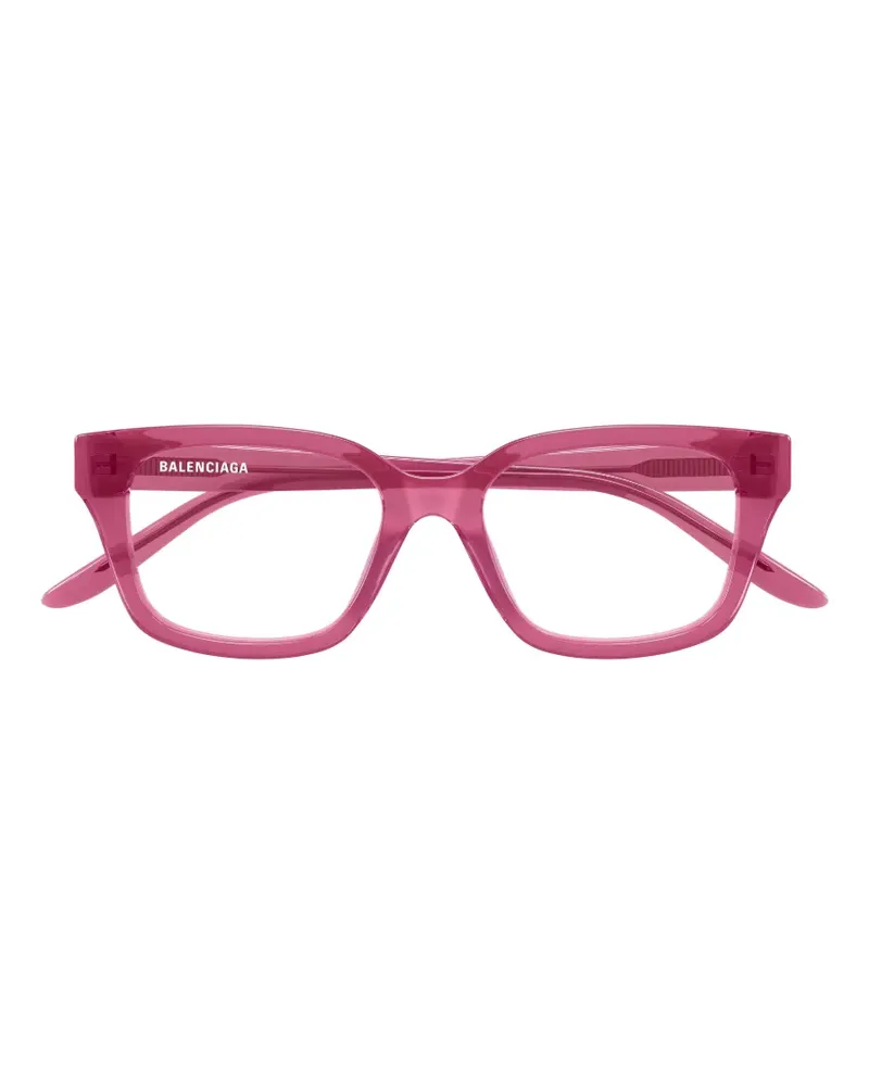 Balenciaga Brille mit eckigem Gestell - Rosa Rosa