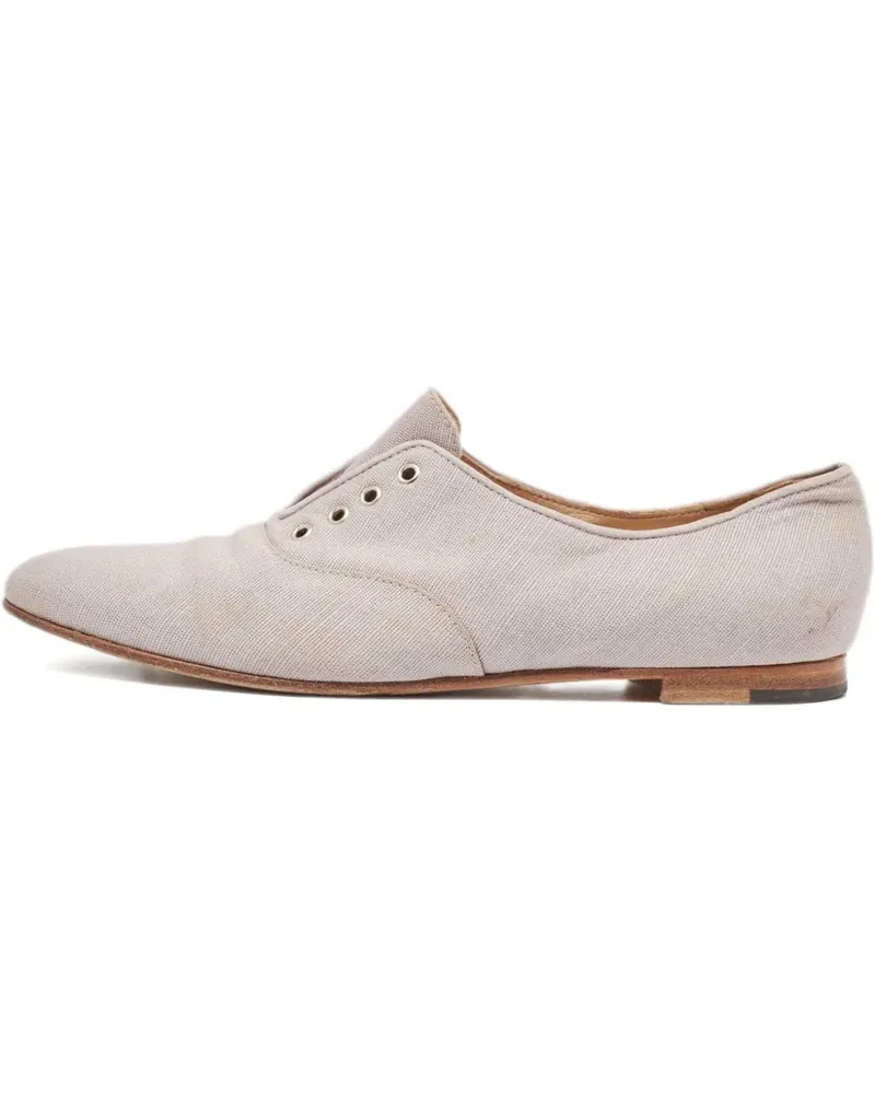 Manolo Blahnik Pre-owned Schuhe mit Ösendetail - Nude Nude