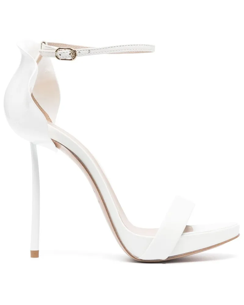 Le Silla Petalo Sandalen 100mm - Weiß Weiß