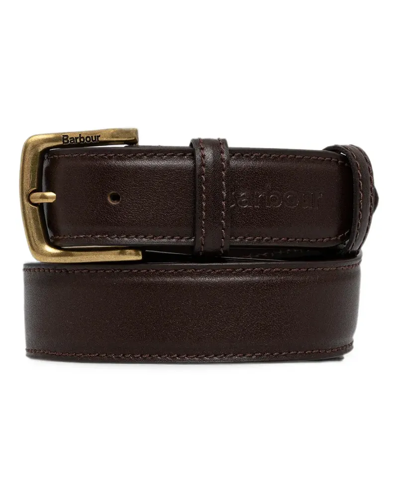 Barbour Gürtel mit Logo-Prägung - Braun Braun