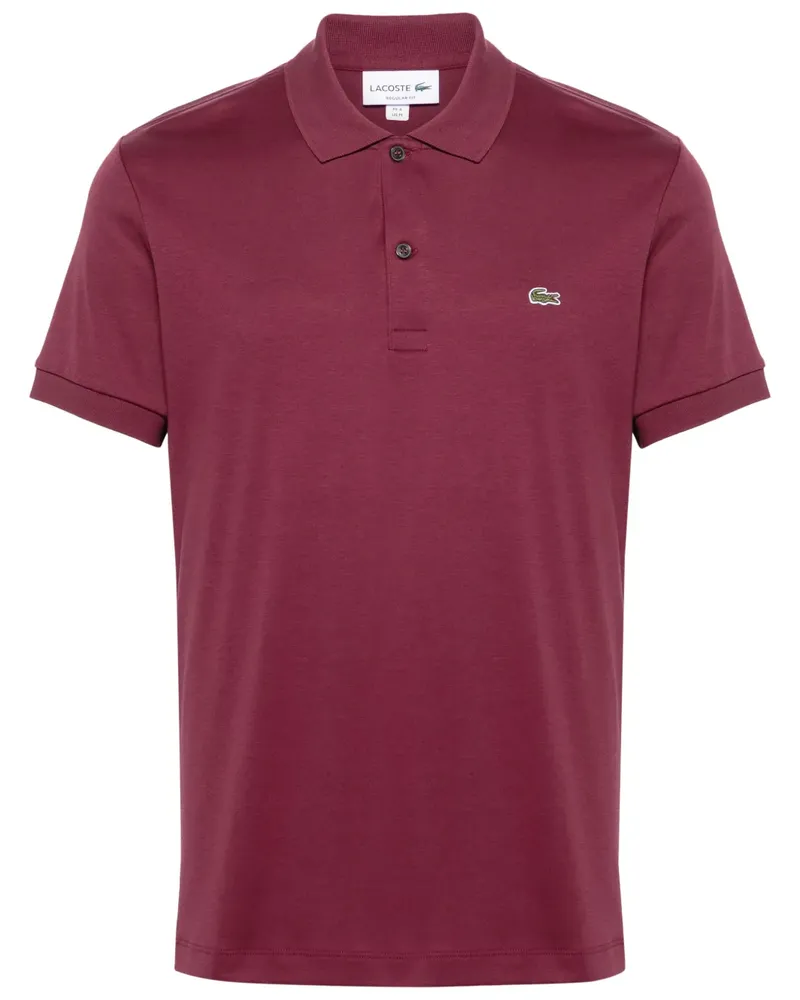 Lacoste Poloshirt mit Logo-Stickerei - Rot Rot