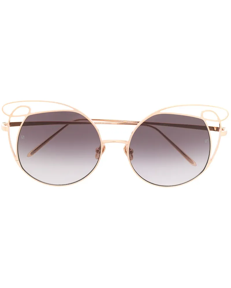 Linda Farrow Precious' Sonnenbrille - Gold Gold