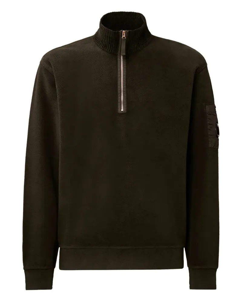 C.P. Company Reißverschluss-Pullover mit Lens-Detail - Grau Grau