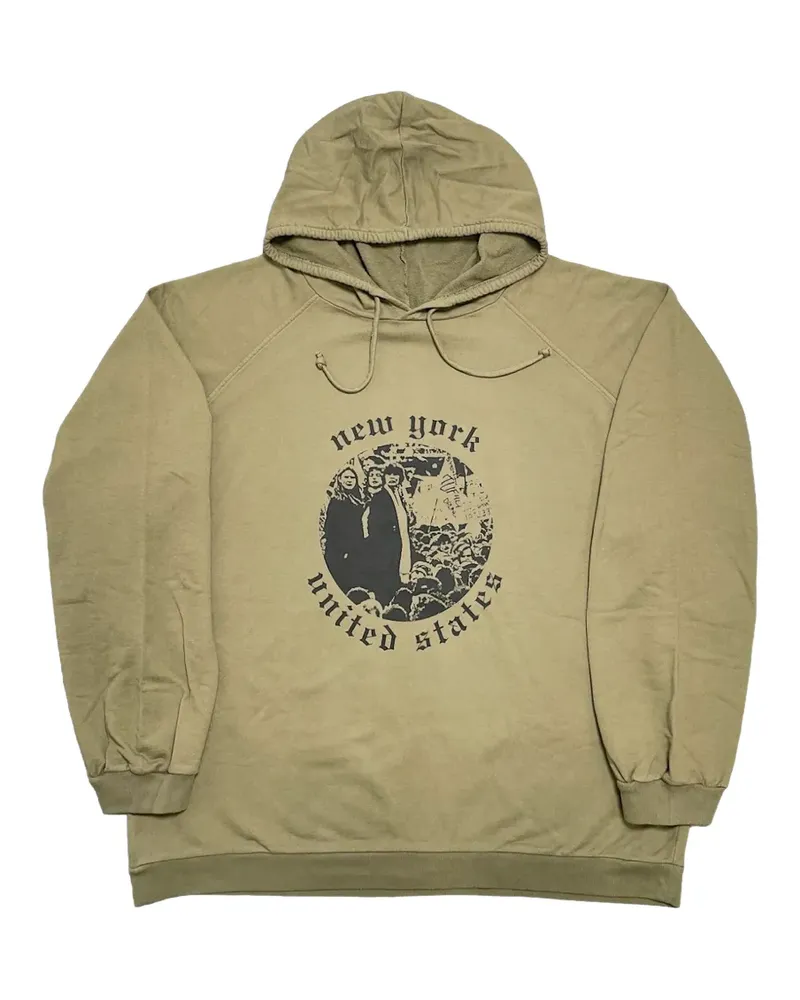 Raf Simons Redux AW01 New York hoodie - Nude Nude