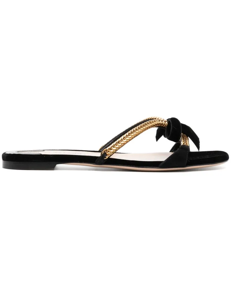 Tom Ford Sandalen aus Samt - Schwarz Schwarz