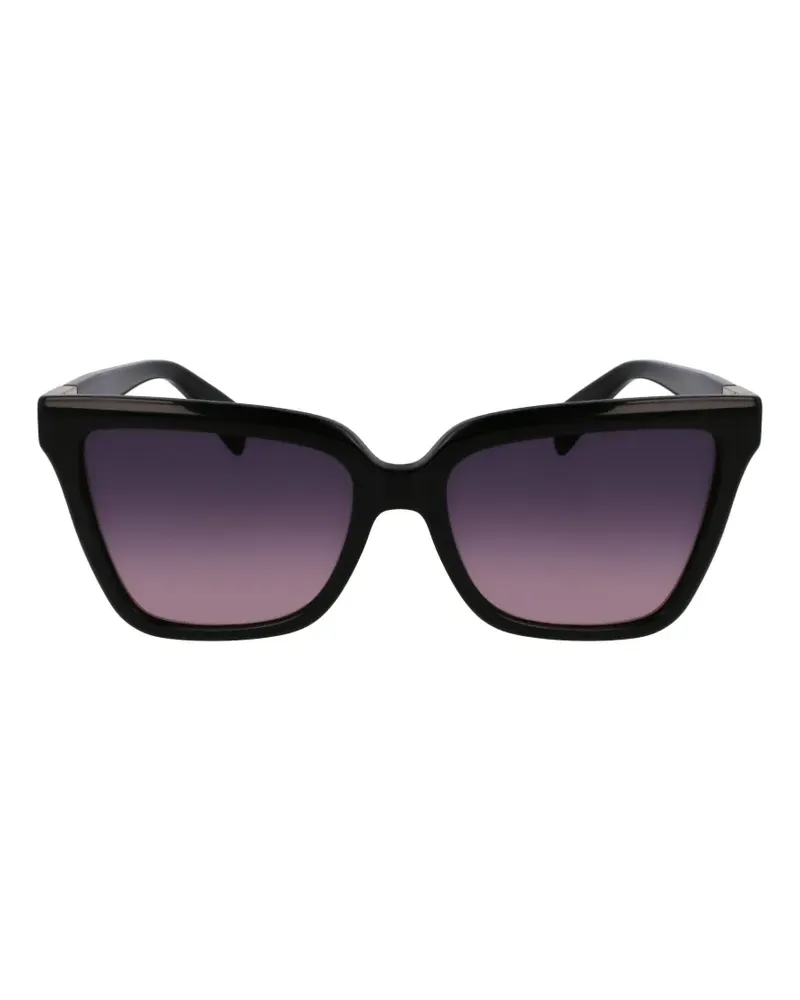 Liu Jo Eckige Sonnenbrille mit Farbverlauf - Schwarz Schwarz