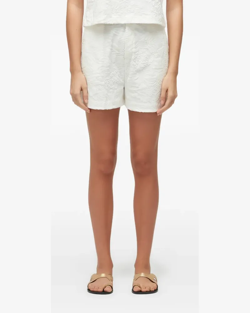 Osklen floral-jacquard shorts - Weiß Weiß