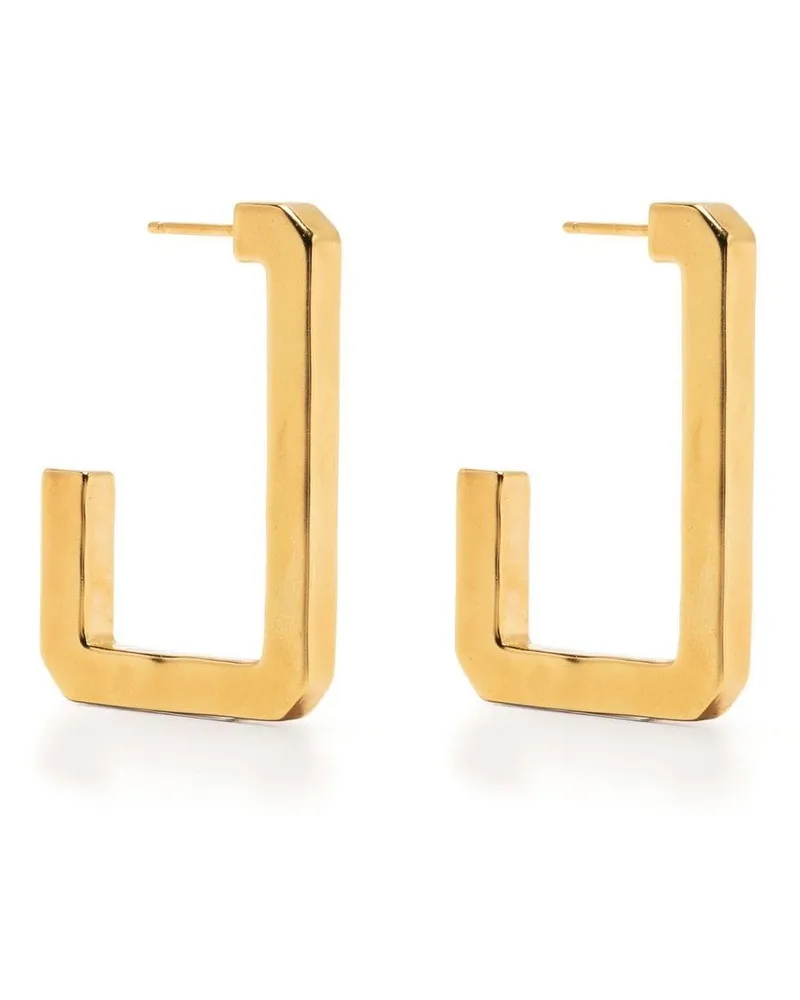 Zadig & Voltaire Eckige Creolen - Gold Gold