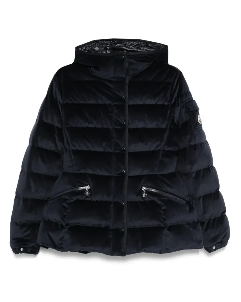 Moncler Gefütterte Kapuzenjacke - Blau Blau