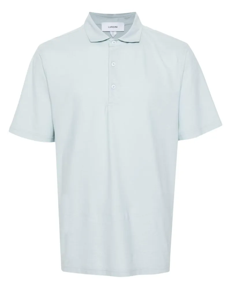 LARDINI Klassisches Poloshirt Blau