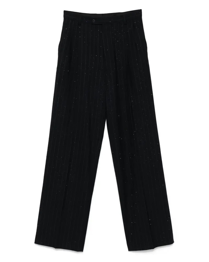Sandro Metallic-Hose mit Nadelstreifen - Blau Blau