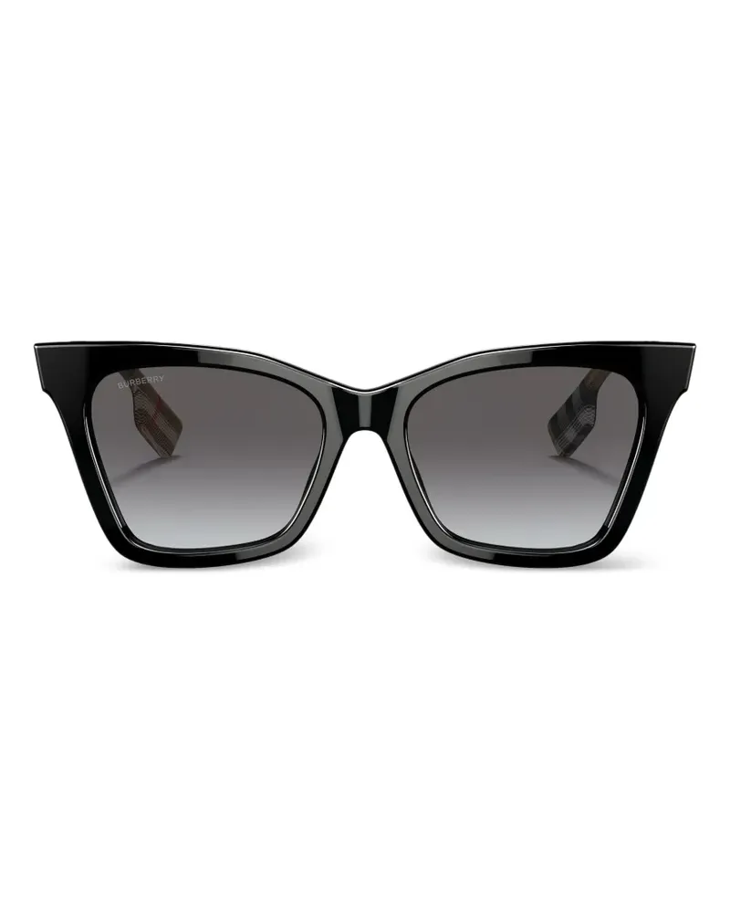 Burberry Sonnenbrille mit Cat-Eye-Gestell - Schwarz Schwarz