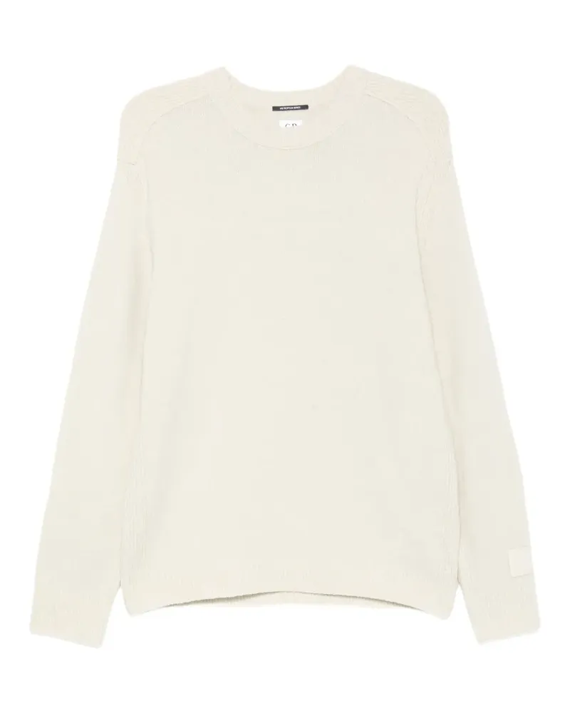 C.P. Company Pullover mit Logo-Patch - Nude Nude