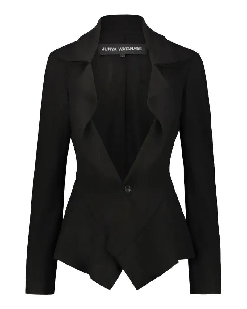 Junya Watanabe Einreihiges Sakko - Schwarz Schwarz
