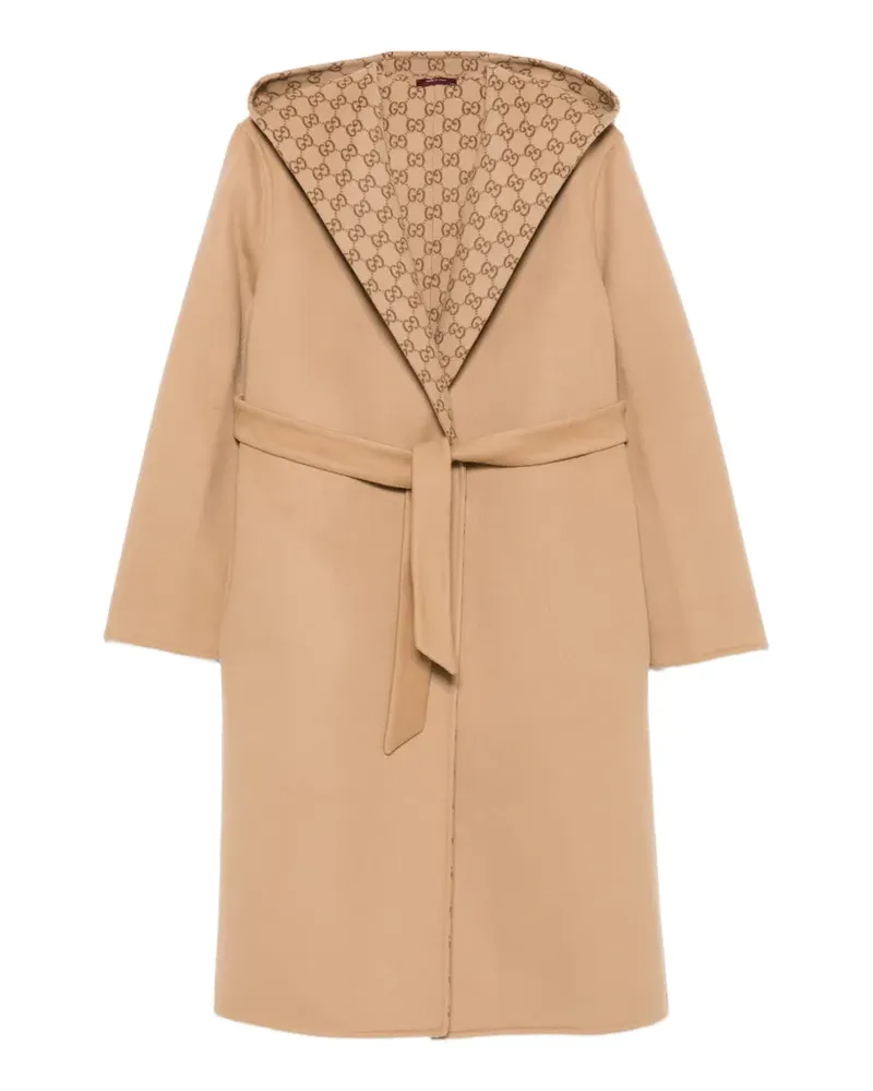 Gucci Wendbarer Kapuzenmantel - Nude Nude