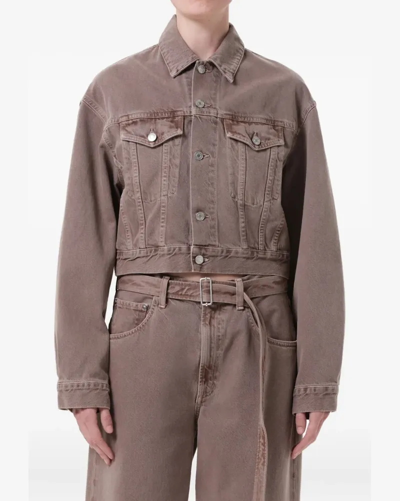 AGOLDE Radley Jacke mit Knöpfen - Braun Braun