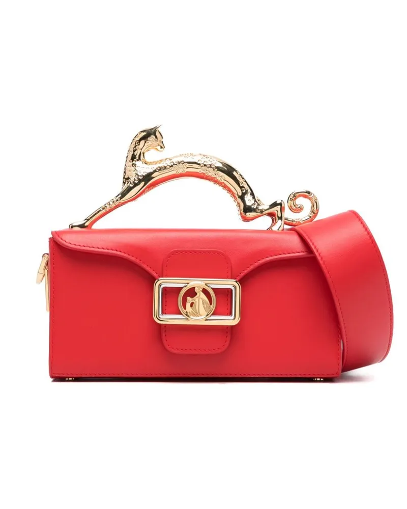 Lanvin Nano Pencil Cat Handtasche Rot