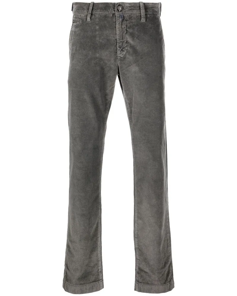 Jacob Cohën Cordhose mit geradem Bein - Grau Grau