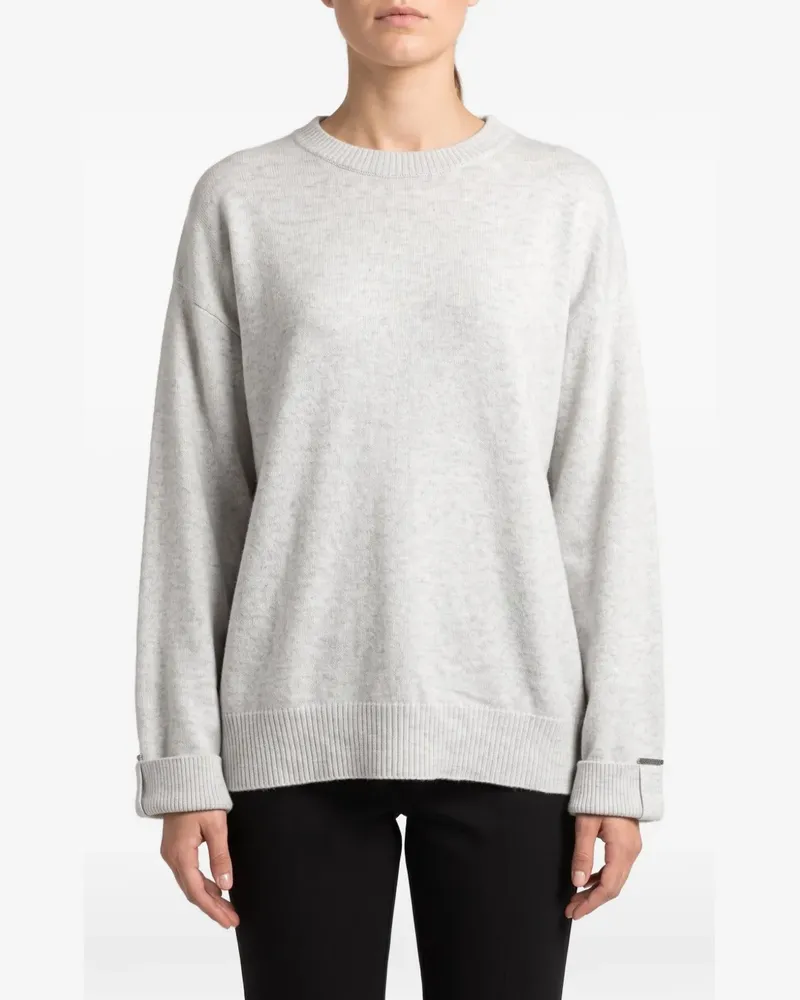 Brunello Cucinelli Sweatshirt mit Rundhalsausschnitt - Grau Grau