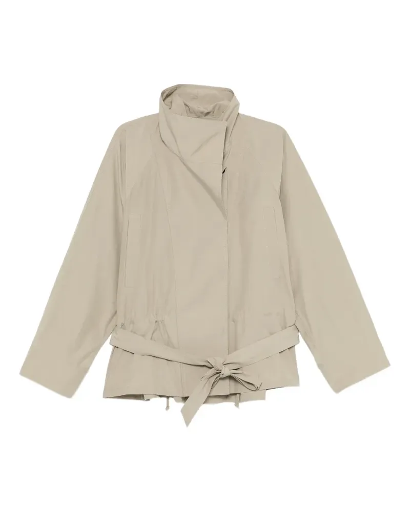JUUN.J Stehkragen-Jacke mit Gürtel - Braun Braun