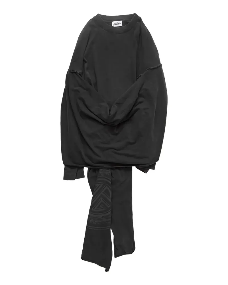 Jean Paul Gaultier logo sweatshirt - Schwarz Schwarz
