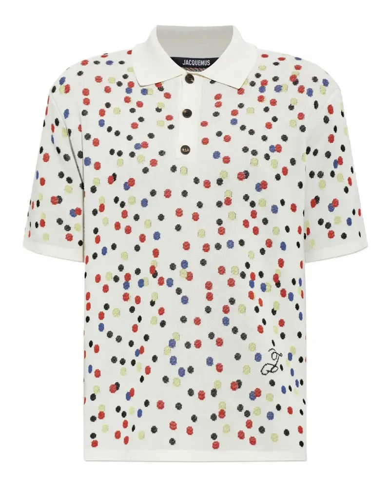 Jacquemus The Confettis Poloshirt - Weiß Weiß