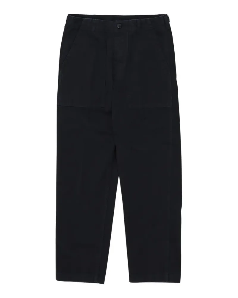 Fortela Fatigue Hose mit Fischgrätenmuster - Blau Blau