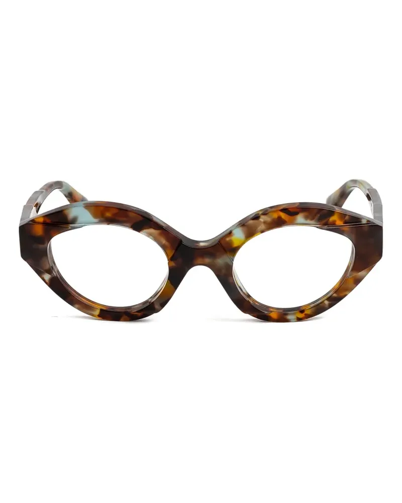 KUBORAUM K44 cat-eye frame glasses - Braun Braun